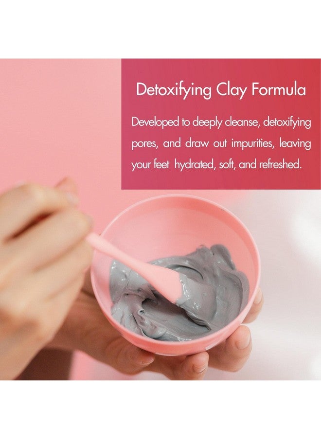 سبا ريدي قناع الطين الوردي الحسي، 16 أونصة، باديكير للجسم، تنظيف عميق، إزالة السموم، ترطيب، طين البنتونيت الطبيعي الممزوج بالأحماض الأمينية، مستخلص البانثينول السنفيتون - Image 5