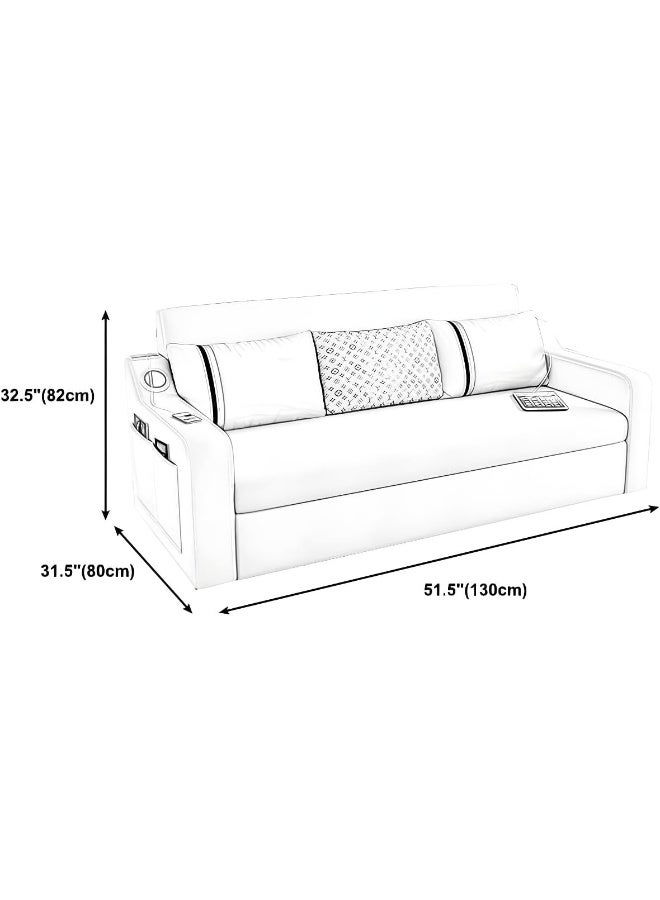 Comfynest Comfynest Contemporary Cushions Sofa Bed With Sound, Charles Of London Sofa, Coir Seat Filling  - Image 2