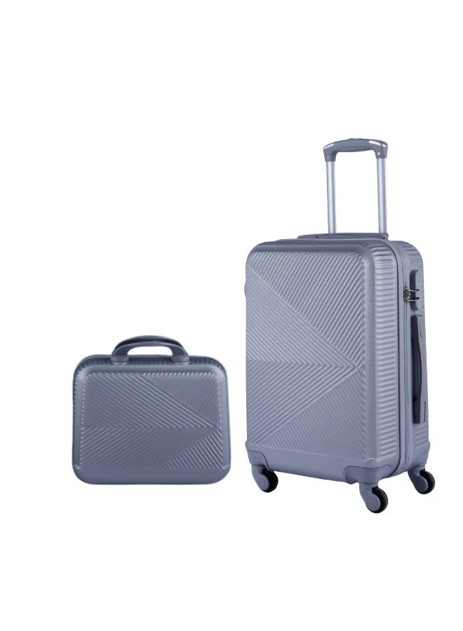 LIMRA Travel bags consisting of 2 luggage bags with a solid and strong design, size 24"15" inches silver