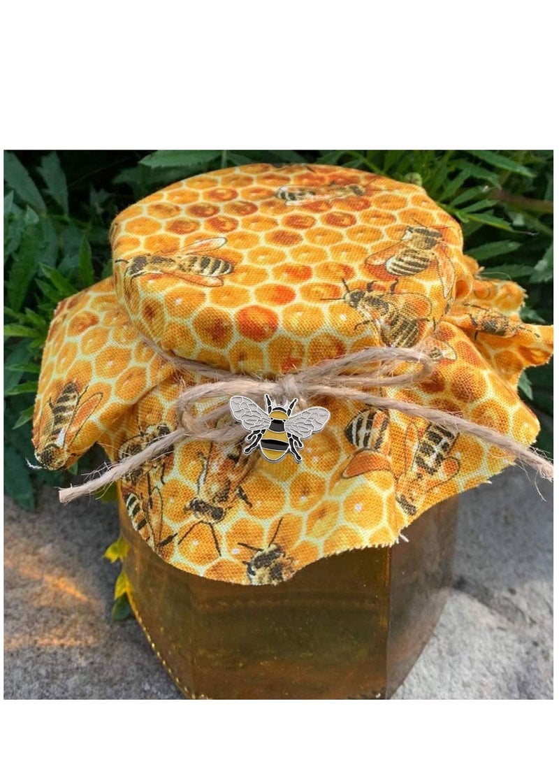 KASTWAVE 20Pcs Honeybee Charms Assorted Gold Plated Enamel Bee Honeybee Charms For Jewelry Making Necklace Bracelet Earring, Diy, Jewelry Making Accessory, Exquisite, Decorative, Pendant, Women, Party - Image 5