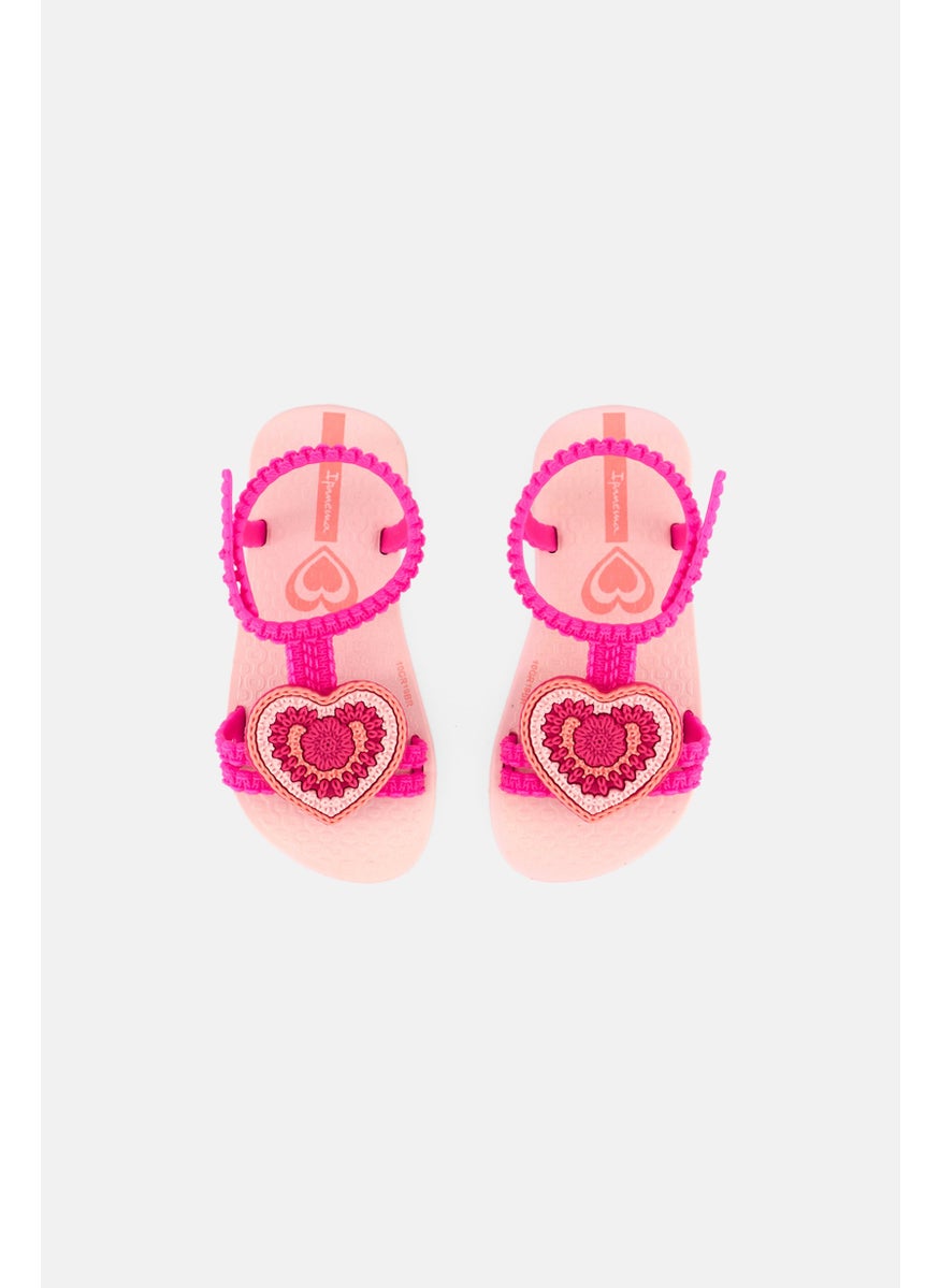Ipanema Toddlers Girl My First V Baby Adjustable Buckle Sandals, Pink  - Image 3