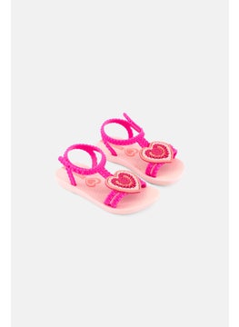 Ipanema Toddlers Girl My First V Baby Adjustable Buckle Sandals, Pink  - Image 1
