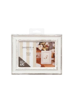 David Tutera Whitewash Frame 3.5 x 5 inches  - Image 2
