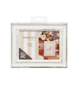 David Tutera Whitewash Frame 3.5 x 5 inches  - Image 3