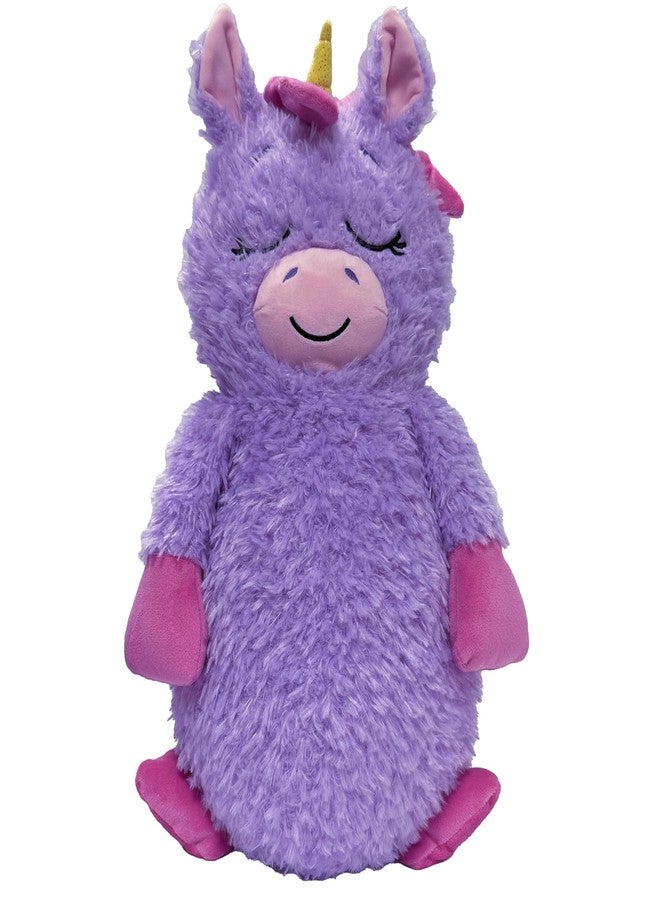 Happy Nappers: Adorable Storables - Unicorn - Purple & Pink - 8” Character Box & Surprise 8” Plush Toy w/Weighted Paws, Square Storage Bin, Kids 1+ - Image 2