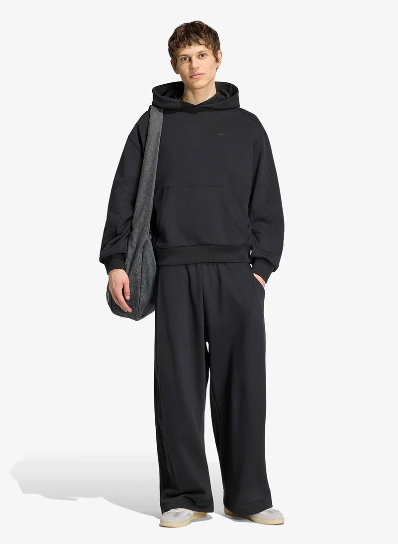 Adidas Originals BLACK Premium Essential Hoodie for Men | Best Price UAE
