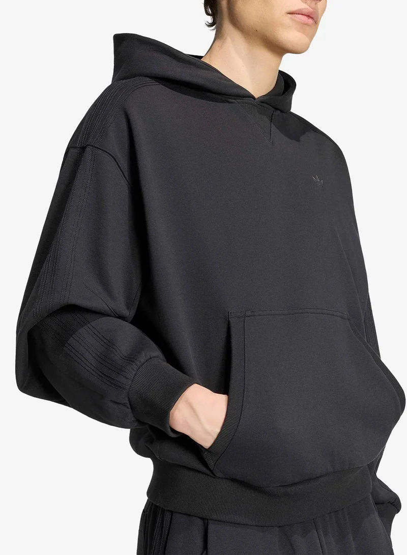 Adidas Originals BLACK Premium Essential Hoodie for Men | Best Price UAE