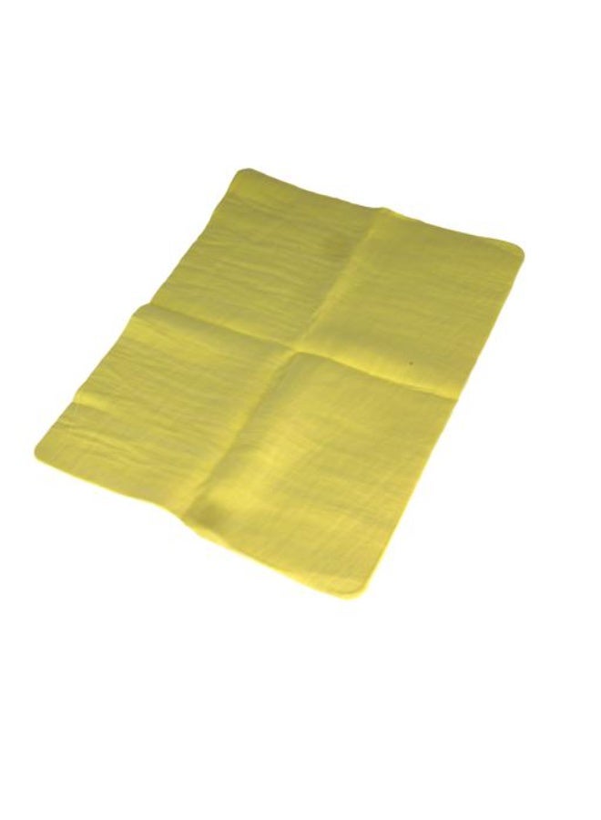 Epsilon Microfiber Chamois Cloth EPSCA1590 - 66 x 43 cm Super Absorbent Car Drying Towel, Soft Lint-Free Scratch-Free Cleaning Cloth for Car Wash, Glass, Furniture, Enamel & Sensitive Surfaces - Yellow - Image 2