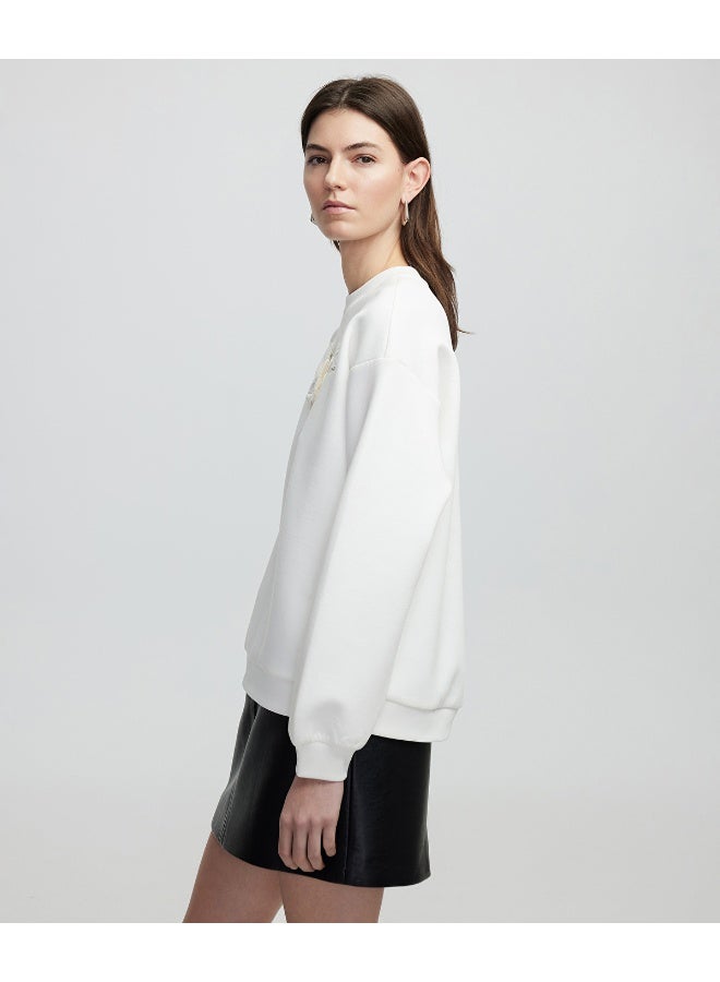 Ipekyol Flower Applique Sweatshirt  - Image 1