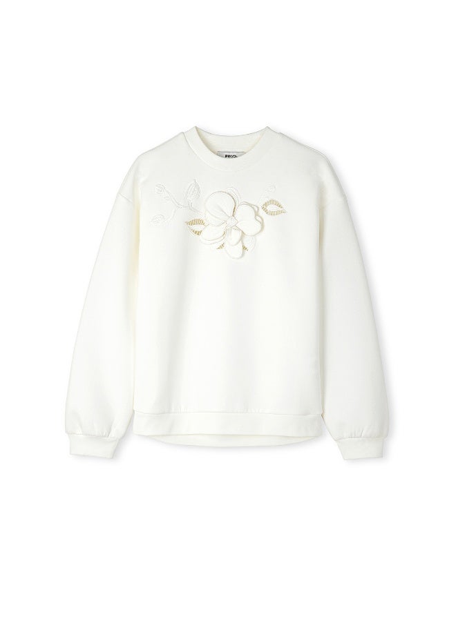 Ipekyol Flower Applique Sweatshirt  - Image 3