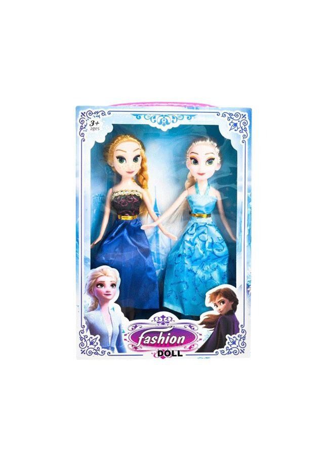 Elsa And Anna Fashion Dolls Playset