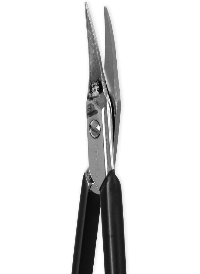 Credo Cuticle Scissors 9 cm Curved with Tower Tip - Sharp Precision Scissors for Cuticle & Nail Fold - Skin Care Tool for Manicure & Pedicure in PopArt (Black) - Image 2