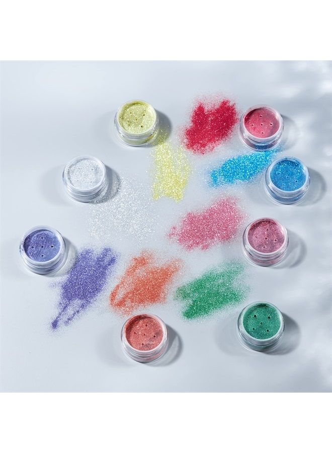 Moon Glitter غبار اللمعان الفائق الكلاسيكي من مون غليتر - 100% لمعان تجميلي للوجه والجسم والأظافر والشعر والشفتين - 5 جرام - ذهبي - Image 2