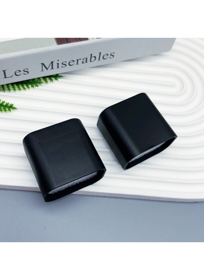 Generic - Applicable To Apple 20W Frosted Charging Head Protective Cover 18W Charger Protective Shell TPU Soft Shell Translucent-Specifications:Black - Image 1