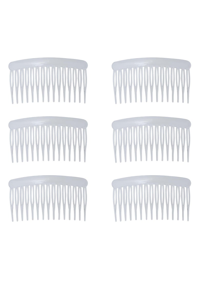 Ruwado 6 Pcs Hair Side Combs 15 Teeth 8 x 45 cm Small Twist French Style Hair Pins for Women Wedding Bridal Veil Fine Long Curly Hair Supplies Clear - pzsku/ZBA68CA78C089B645AD10Z/45/_/1741001412/a02931a3-711c-4087-a802-5fa0b3b07d48