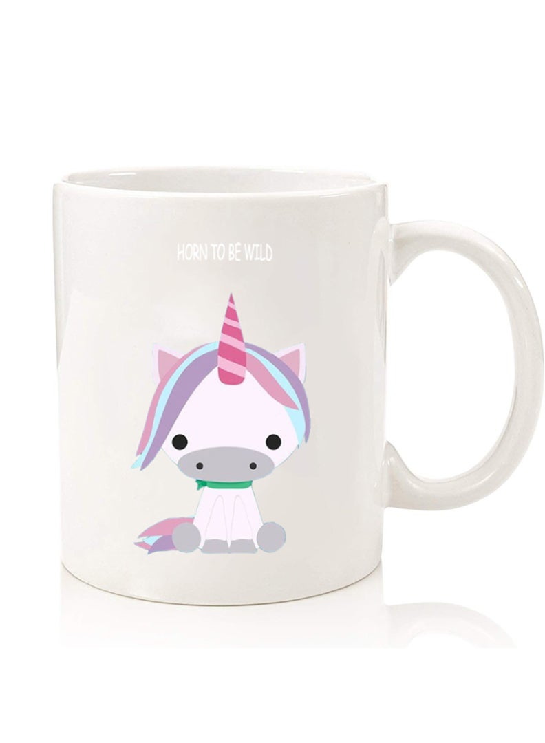 Theodor Premium Quality Two Sided Printed Coffee Mug Tea Cup For Home Office, Kids Men Women born-to-be-wild - Image 1