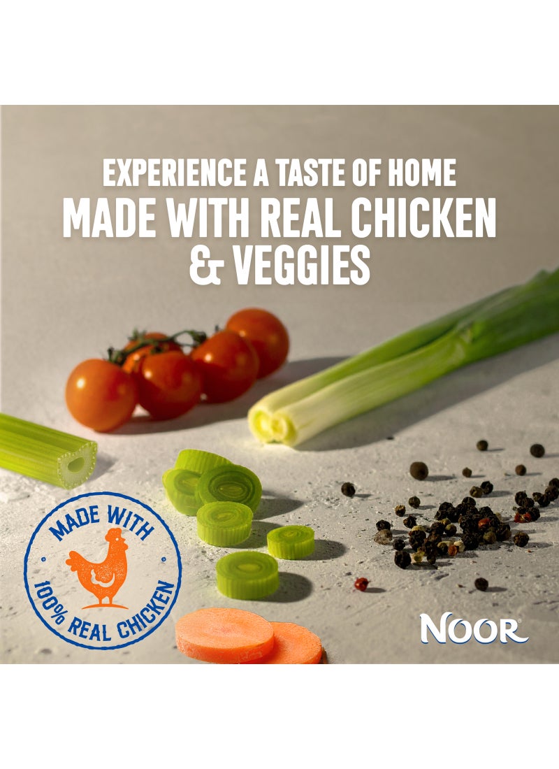 Noor شوربة نودلز الدجاج الفورية - Image 3