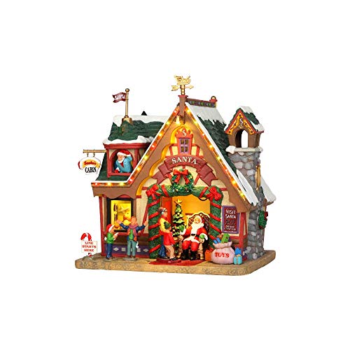 Lemax Christmas Village Santas Cabin with 4.5V Adaptor - 35554 - Image 3