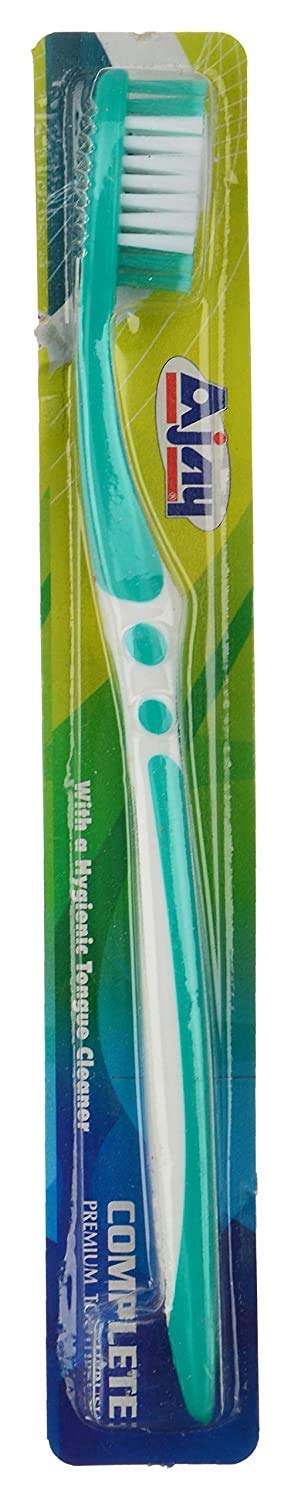 Ajay Plastic Complete Manual Toothbrush (Medium) - Set of 12 - Image 2