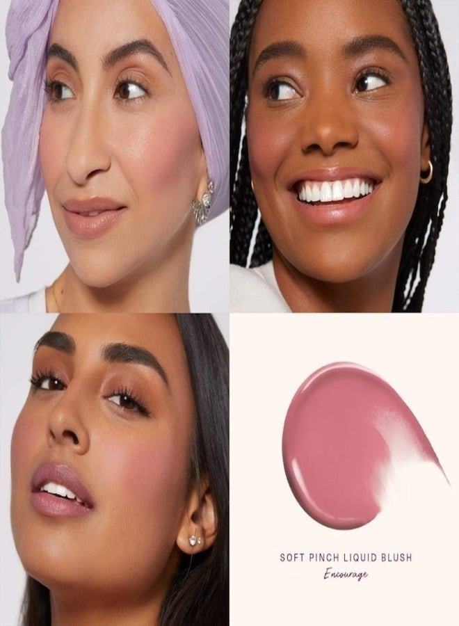 Rare Beauty Rare Beauty by Selena Gomez Soft Pinch Liquid Blush – Encourage - Soft Neutral Pink, 7.5ml) | Weightless, Long-Lasting, Buildable Liquid Blush for a Natural, Radiant Glow  - Image 2