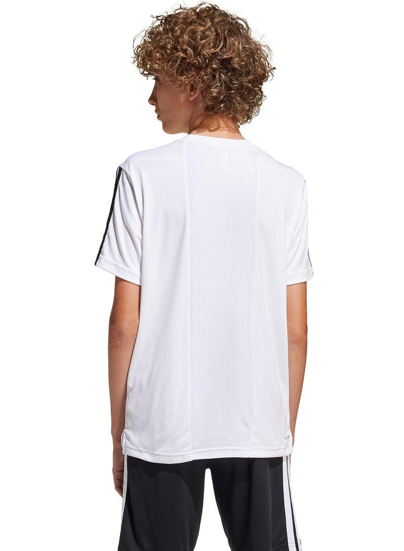 اديداس تيشيرت أطفال أبيض بأكمام قصيرة - Image 2