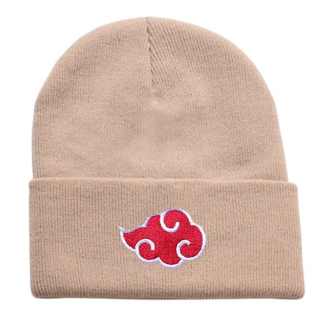 Naruto Cloud Knit Beanie Unisex Winter Warm Beige 