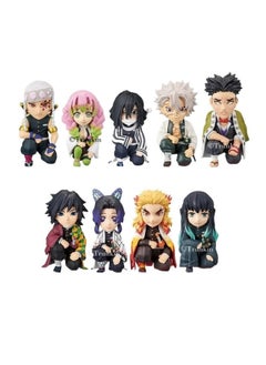 Trunkin Trunkin | Demon Slayer Hashira Set of 9 Action Figures | Rengoku Shinobu Tengen Giyu Mitsuri Gyomei Sanemi Muichiro Anime Figures | Toys Collectibles  - Image 4