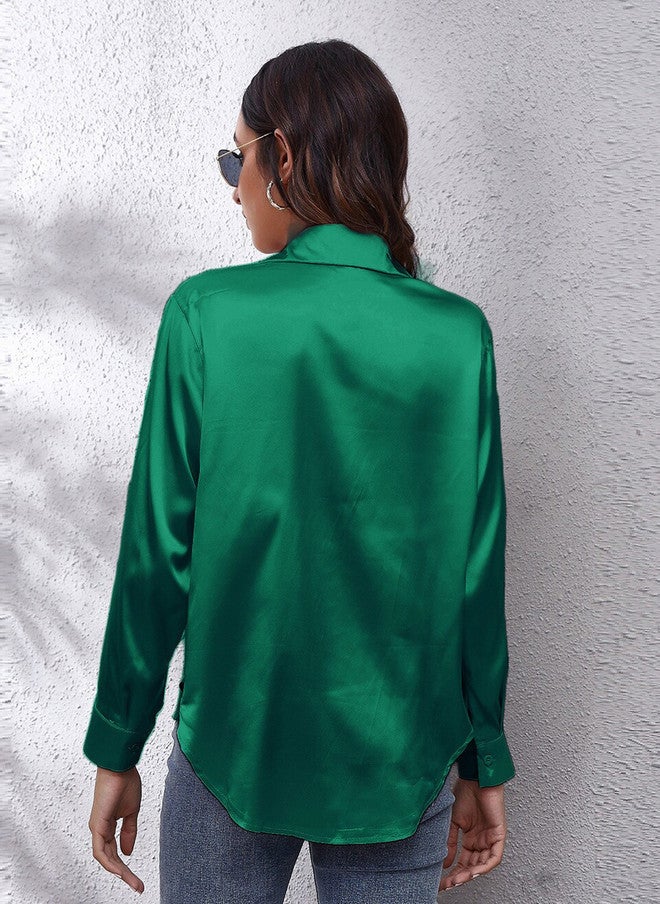 YUNIQEE قميص كاجوال أخضر للنساء - Image 3