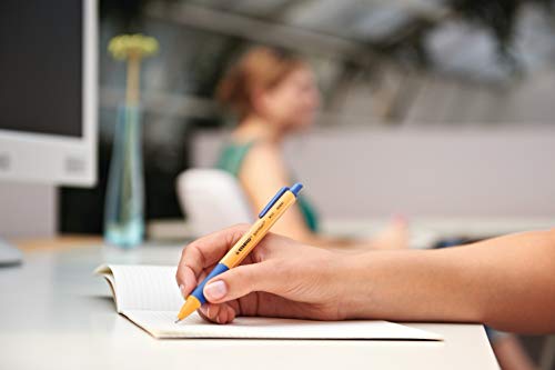 STABILO Ballpoint Pen pointball - Pack of 6 - Red, Blue, Black, Green, Turquoise, Lilac, Retractable, Medium Point - Image 5