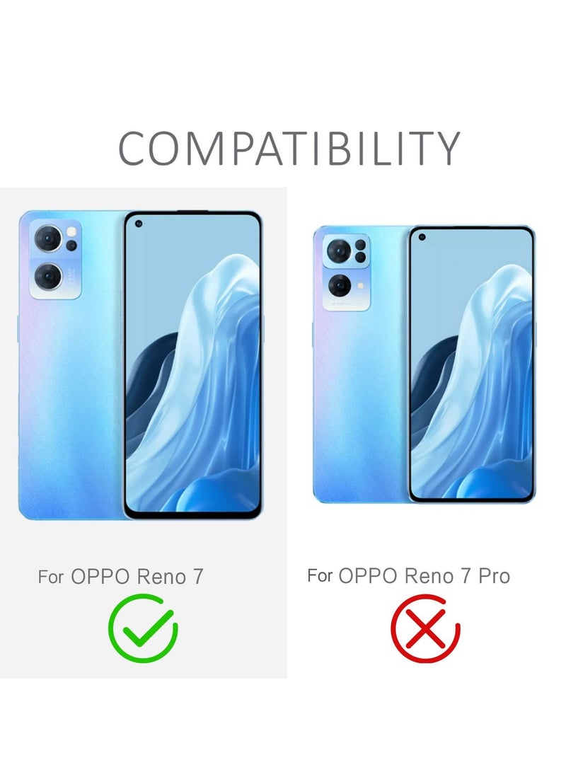 BORTONY Reno 7 Case Soft Liquid Silicone With Inside Microfiber Lining Camera Protective Back Cover - Image 2