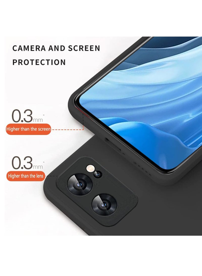 BORTONY Reno 7 Case Soft Liquid Silicone With Inside Microfiber Lining Camera Protective Back Cover - Image 5