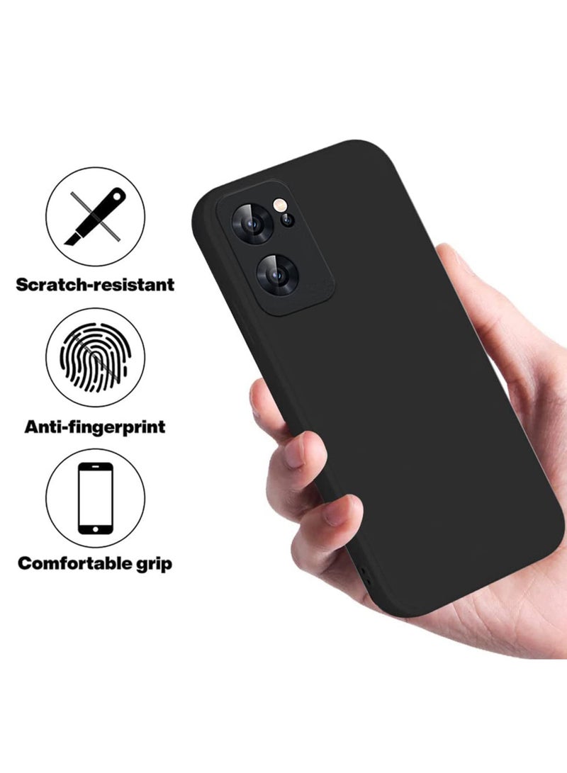 BORTONY Reno 7 Case Soft Liquid Silicone With Inside Microfiber Lining Camera Protective Back Cover - Image 4