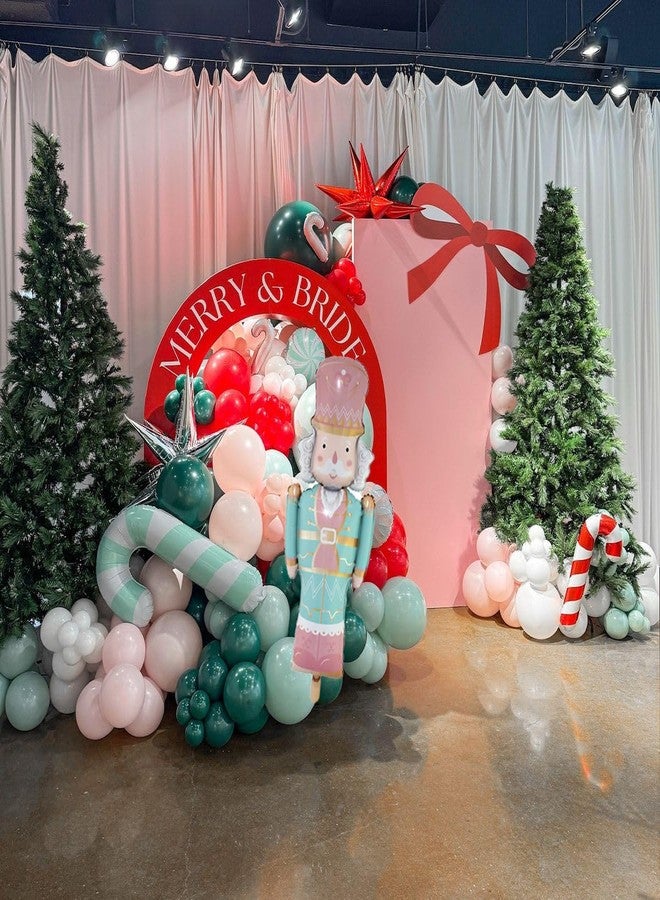 EASUTE Christmas Nutcracker Balloon Arch Garland Kit, 150PCS Nutcracker Christmas Decor Pink Green Pastel Candyland Colorful Xmas Decorations for Christmas New Year Winter Holiday Birthday Party - Image 4