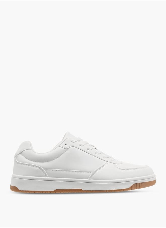 LBL by Shoexpress Men's Panelled Sneakers with Lace-Up Closure  - Image 3