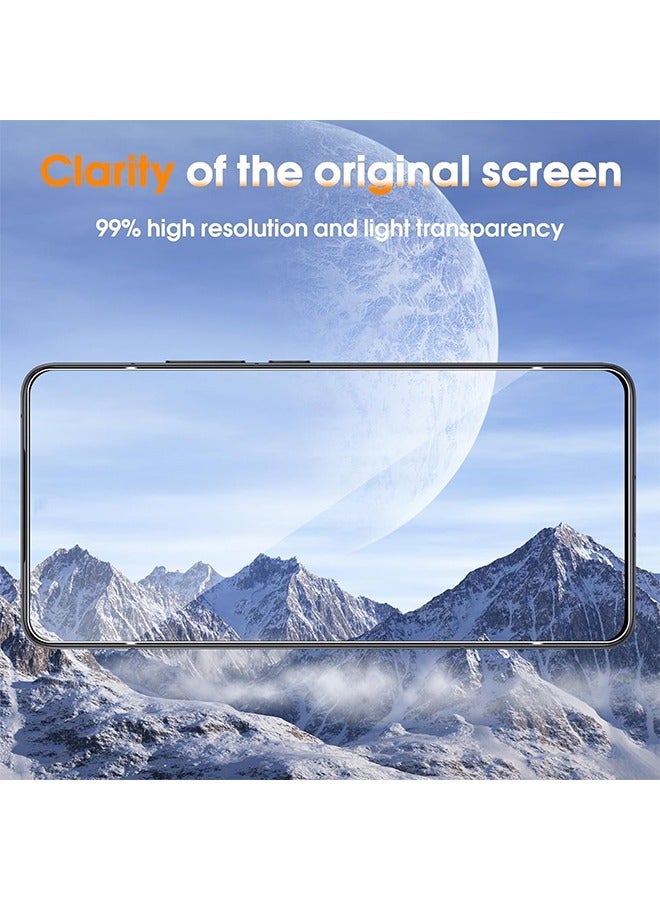 إكس ليفيل 3 قطع واقي شاشة Xiaomi POCO X5 Pro 5G / Redmi Note 12 Pro 5G، صلابة 9H عالية الدقة شفافة مقاومة للخدش ومضادة للسقوط - Image 3