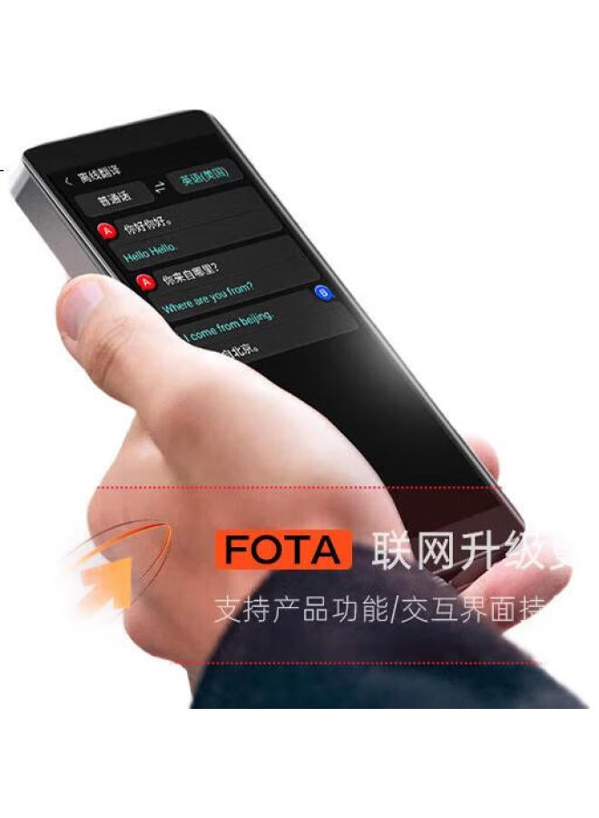 Patriots Aigo 4G Translation Device, Simultaneous Interpretation, Multi-Language Offline Voice And Photo Smart Translator, Translation Pen For Overseas Travel, Real-Time Speaking Translation, Black - Image 1