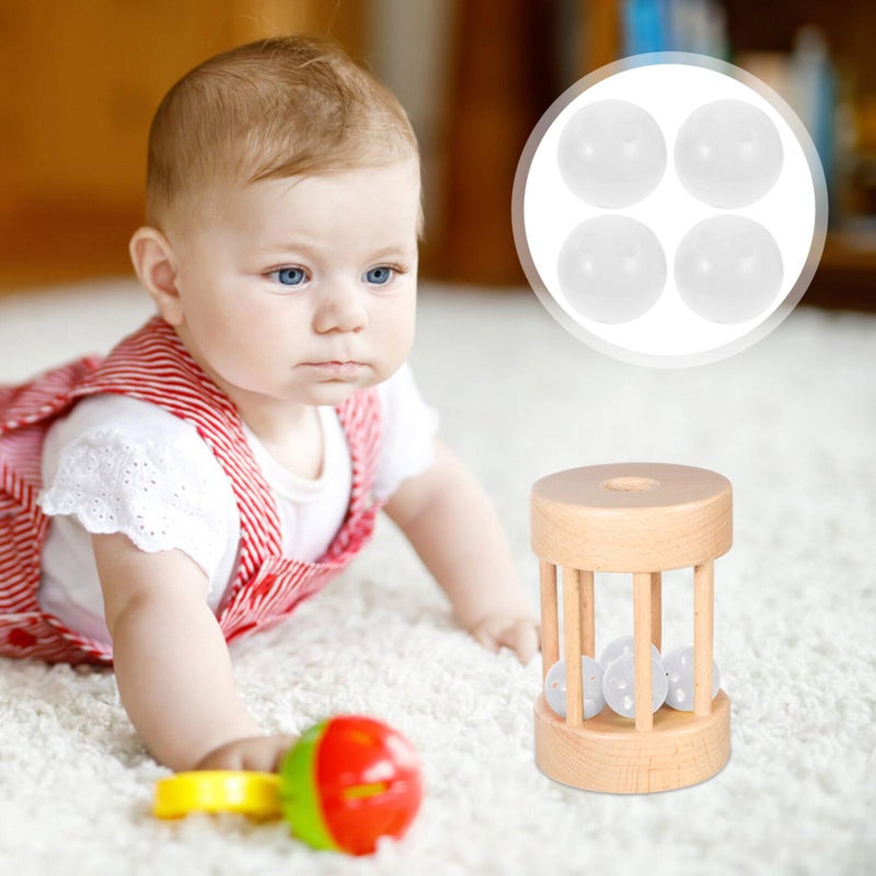 STOBOK 50PCS Noise Maker Repair Ball Rattle Box Repair Toy Insert Maker Sound Ball Toys Squeaker Noise Maker Rattle Insert Crafts Replacement Accessories for Kids Toy (24mm) - Image 3