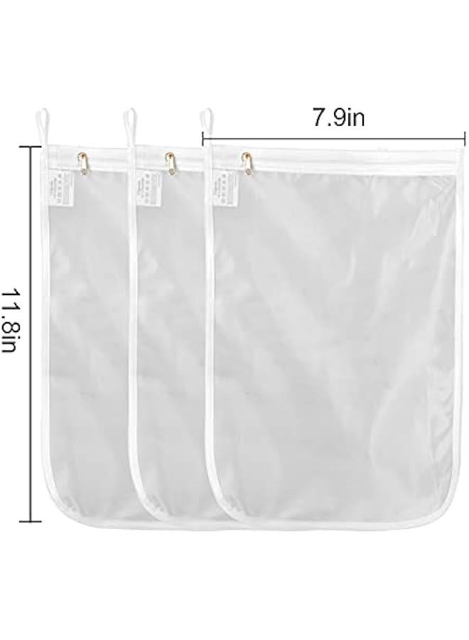 Delicates Laundry Bags, Fine Mesh Wash Bag for Lingerie, Underwear, Bra, Silk, Socks with Hanging Loop  - Image 2