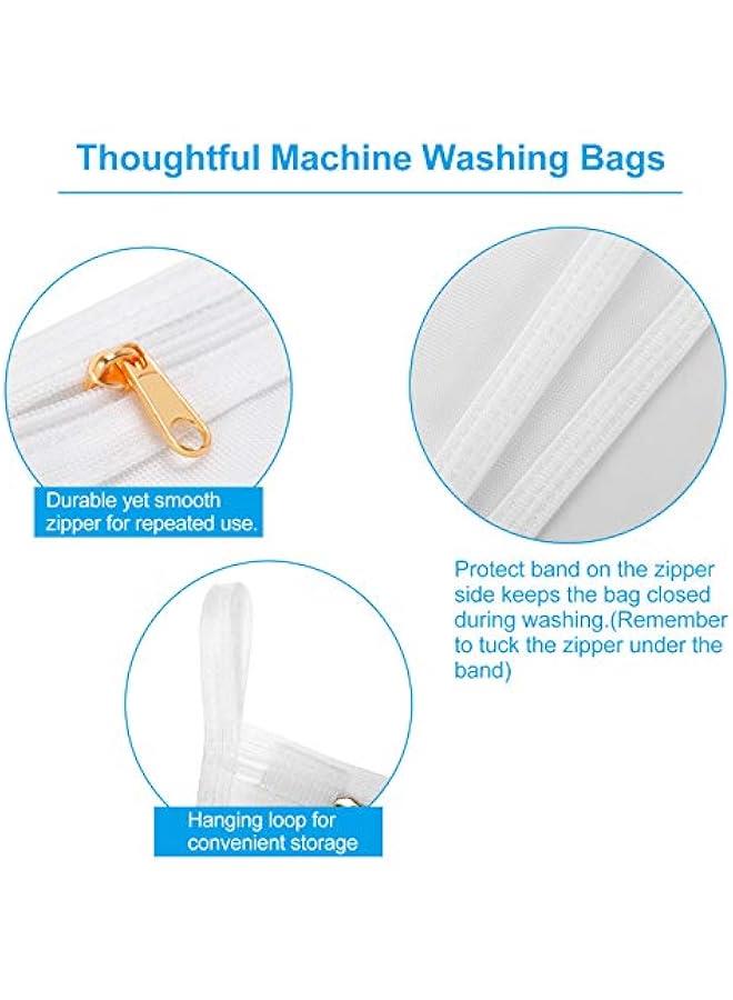 Delicates Laundry Bags, Fine Mesh Wash Bag for Lingerie, Underwear, Bra, Silk, Socks with Hanging Loop  - Image 5