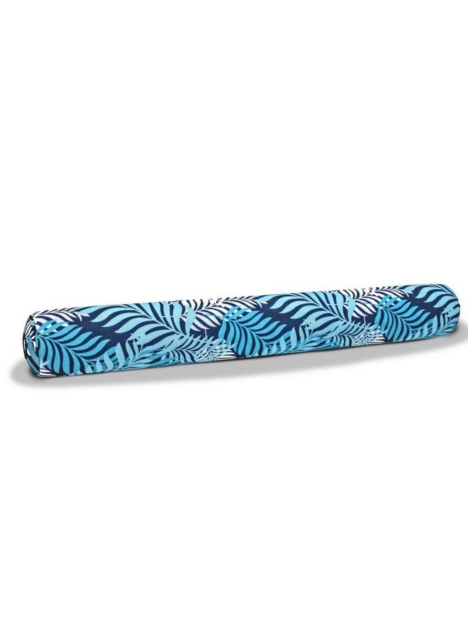 Aqua Leisure Aqua Oversized Inflatable Pool Noodle Single Soft Mesh Jumbo Noodle Pool Float Blue/White Fern