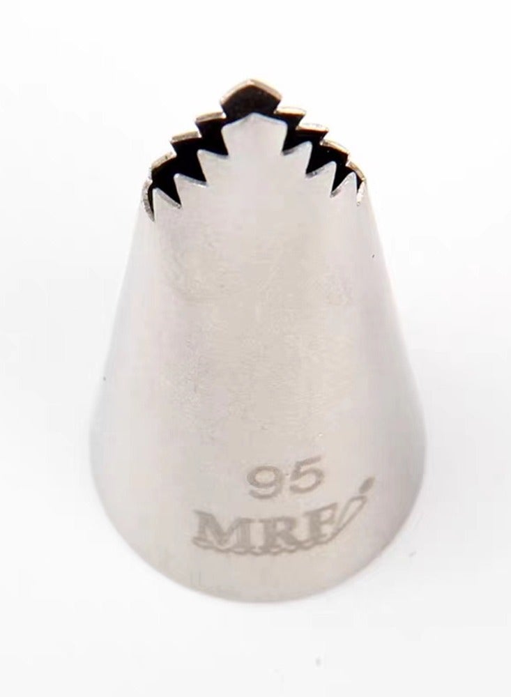 إم آر إف الفولاذ المقاوم للصدأ 304 الأنابيب فوهة البسكويت كعكة كريم الطارد الخبز أداة المعجنات - Image 3