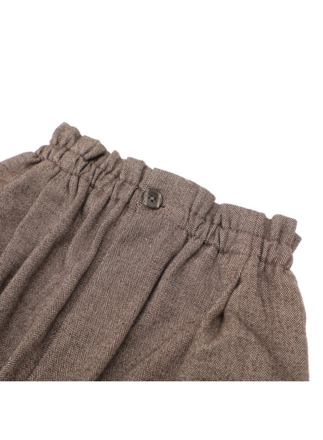 Zara retro Herringbone Kids' Pants - Soft, Comfortable & Designer Waistband For Casual Versatility - Image 4