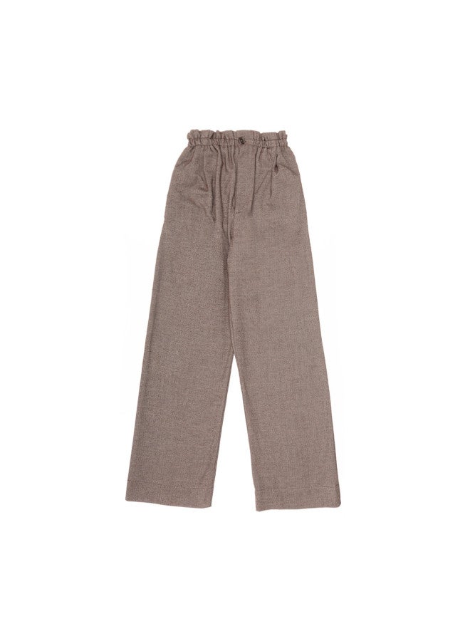 Zara retro Herringbone Kids' Pants - Soft, Comfortable & Designer Waistband For Casual Versatility - Image 2