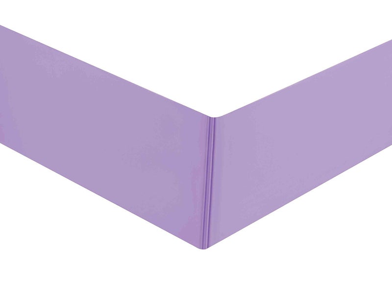 Sheets & Beyond Super Soft Solid Brushed Microfiber 14"" Pleated Bed Skirt/Dust Ruffle (Twin Size  Lavander)