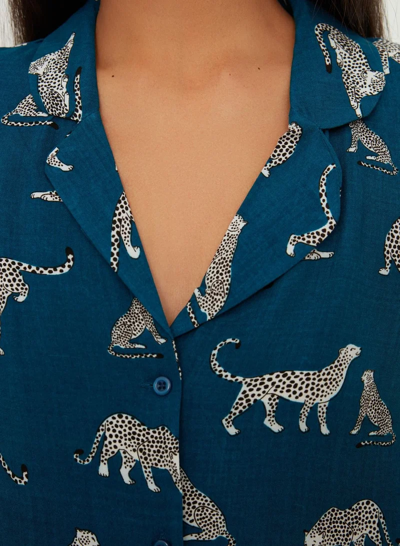 trendyol Animal Print Pyjama Set