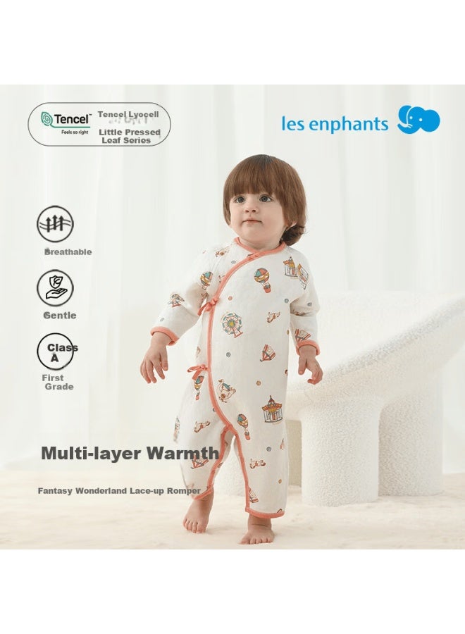 Les Enphants Baby Padded Romper Uni Sleepwear Winter New Arrival Fantasy Park 52cm - Image 1