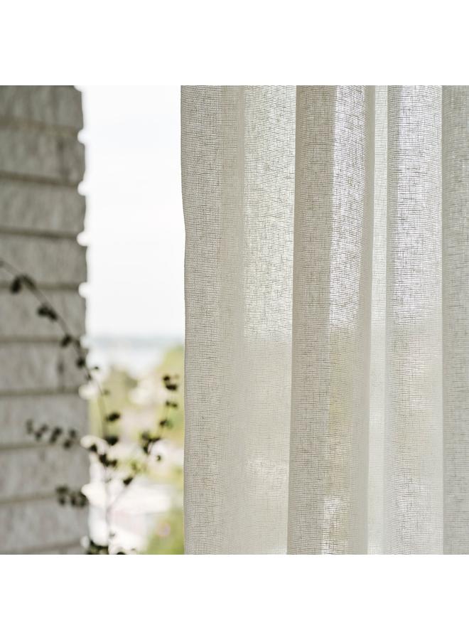 erorex Sheer curtain, 1 piece, off-white/with heading tape, 300x300 cm - Image 3