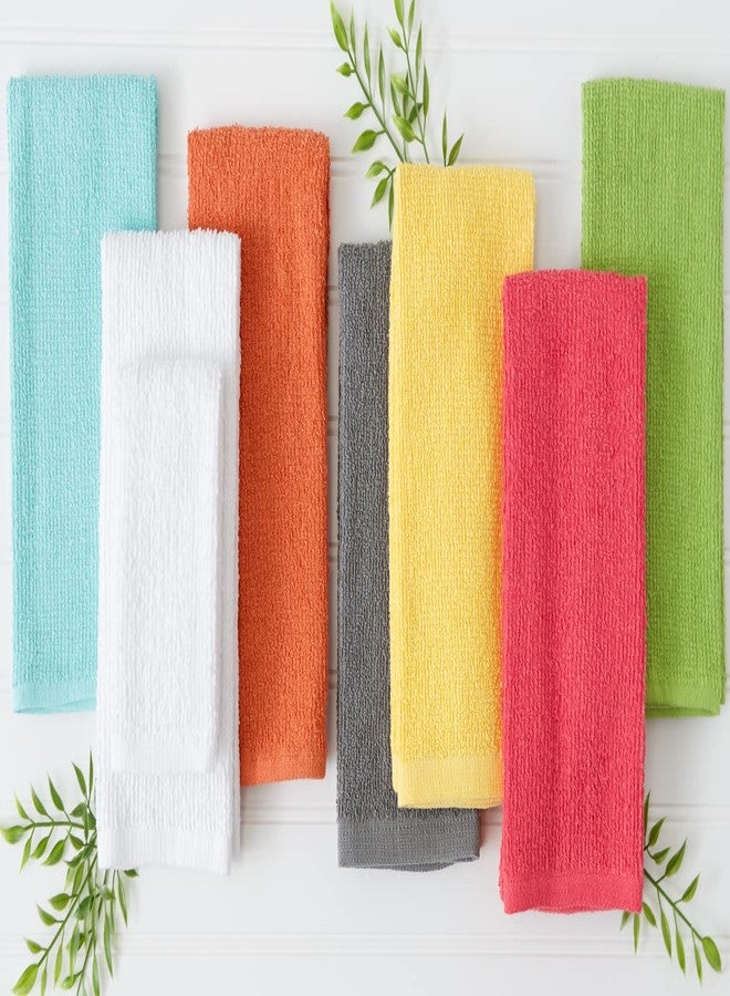 ديي مجموعة من 8 قطع من مناشف المطبخ DII Kitchen Bar Mop، مقاس 16 × 19 بوصة، وقطع قماش للتنظيف مقاس 12 × 12 بوصة - أبيض - Image 5