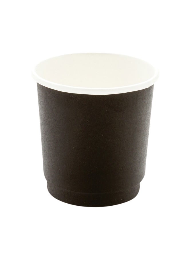 Restaurantware Restaurantware 4 Ounce Disposable Cups, Pack of 500 Double Wall Hot Cups – Lids Sold Separately, Featuring a Black Paper Insulated Design, Ideal for Serving Coffee, Hot Chocolate, Tea, and More  - Image 1