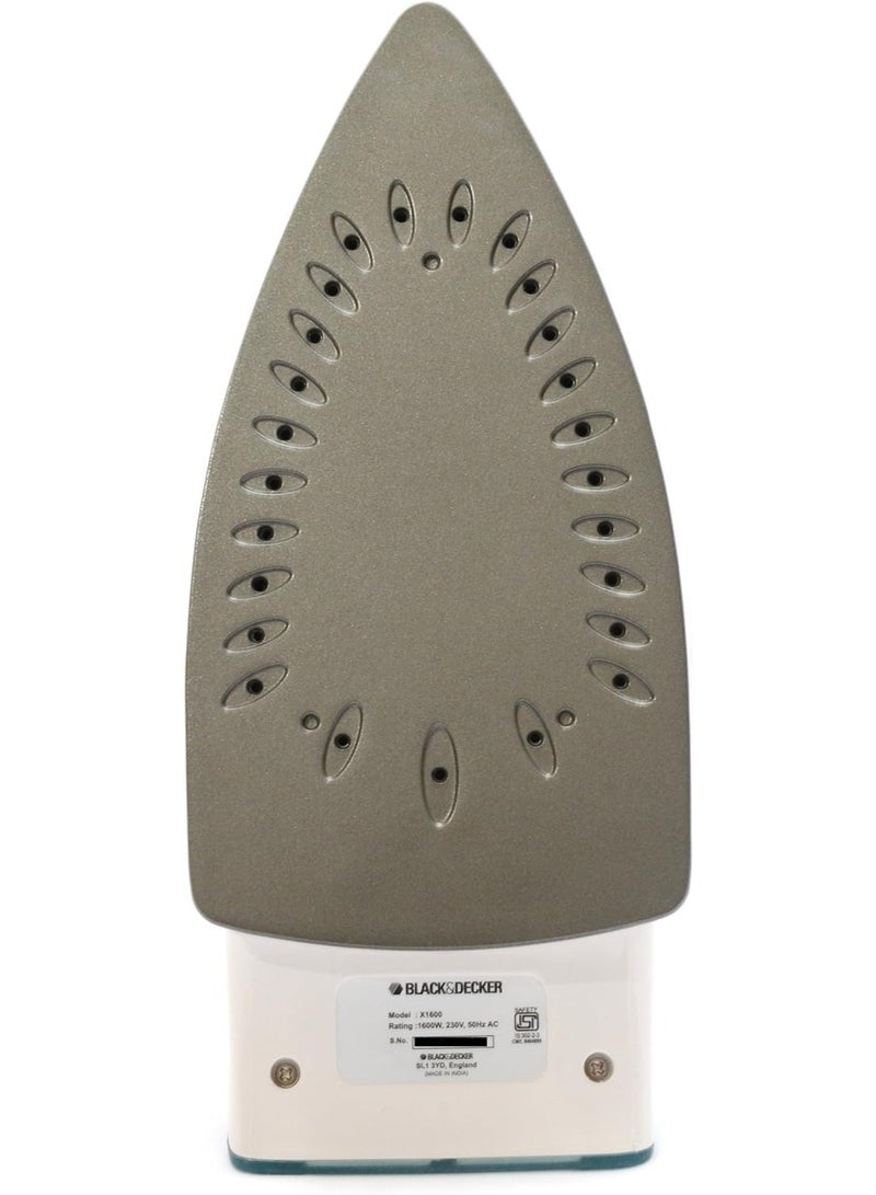 BLACK&DECKER 1750W Steam Iron Ceramic Coated Soleplate with Anti Calc Drip Self Clean and Auto Shutoff, Removes Stubborn Creases Quickly Easily - Image 3